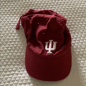 IU crimson baseball hat